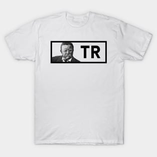 TR: Black & White President Roosevelt Portrait T-Shirt